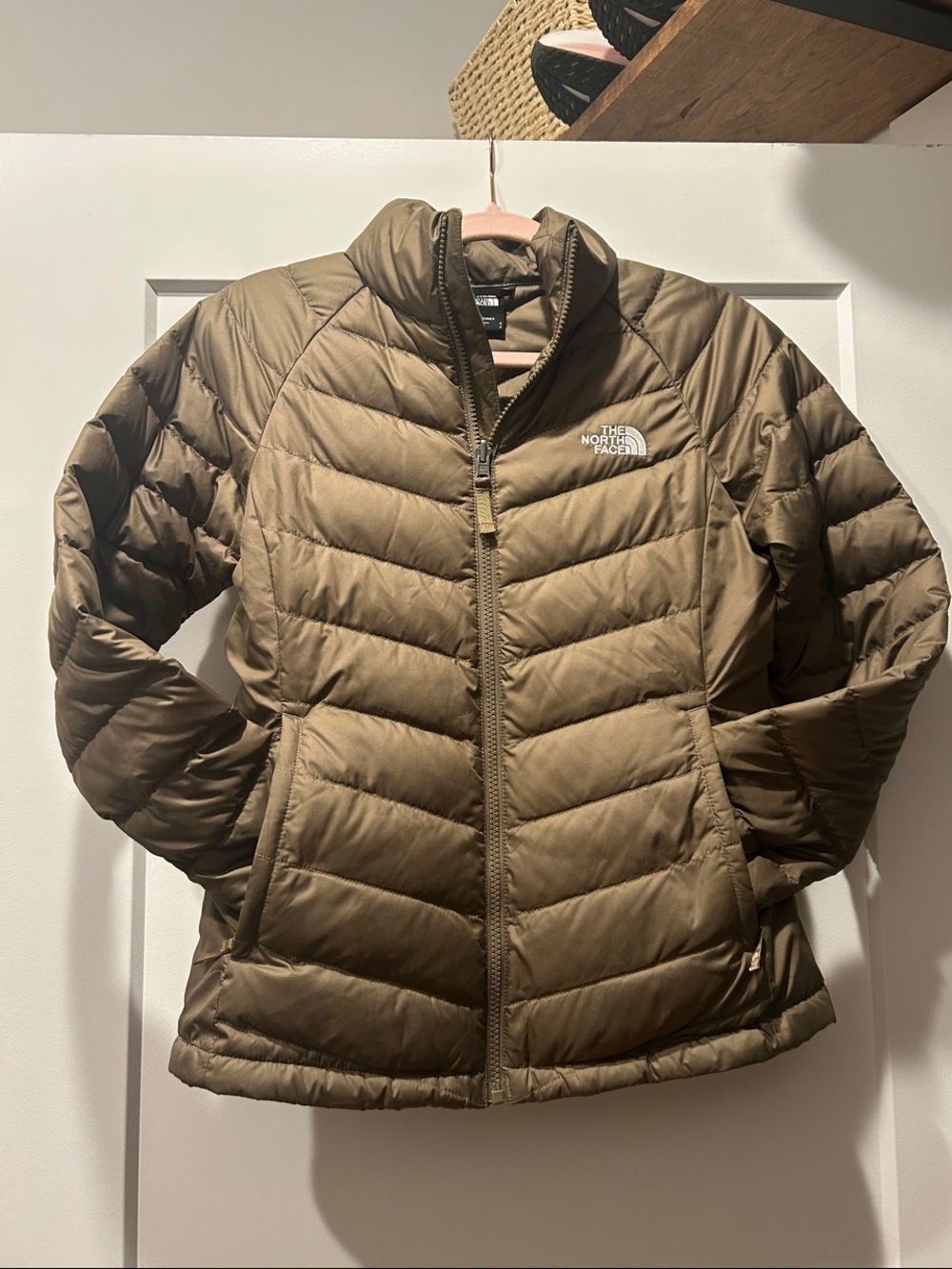 The North Face Women’s Olive Brown Puffer Jacket
